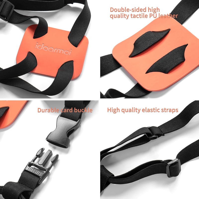 RUMILLA Luggage Straps ， Luggage add a Bag Strap，Travel Must Haves High Elastic Suitcase Adjustable Belt Bag Bungees with Buckles (Orange) - Image 2